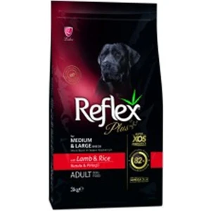 Plus Orta&Büyük Irk Kuzu&Pirinç Yetişkin Köpek Maması 3 Kg
