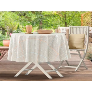Madame Coco Boise Pvc Masa Örtüsü - Bej - 140 cm