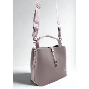 Baskı Desenli Geniş Askılı Su Geçirmez 3 Gözlü Kadın Omuz Çantası