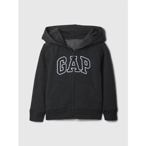 Erkek Bebek Siyah Gap Logo Fleece Sweatshirt