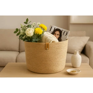 Çok Amaçlı Sepet Saksı Örgü Sepet