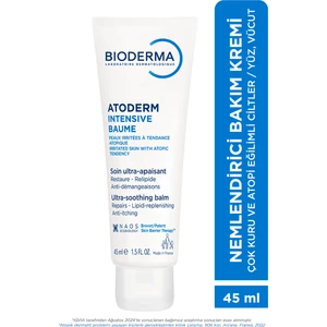 Atoderm Intensive Balm Atopi Eğilimli Ciltler İçin Seyahat Boy Nemlendirici ve Onarıcı Krem 45 ml