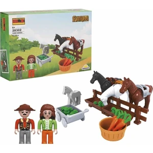 Çiftlik Set Atlar 89 Parça 28302 Bloklar