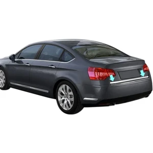 Citroen C5 SD Uyumlu Bagaj Alt Çıta Krom 2008 - 2018 Arası Modeller İçin