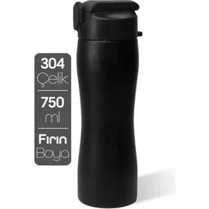Png 0714 Komple Paslanmaz Çelik Matara Pipetli Mat Renk Spor Matarası Suluğu 750 ml