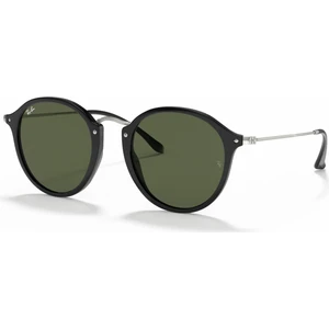 Rb 2447 901 49 Round Unisex Oval Siyah Kemik Güneş Gözlüğü