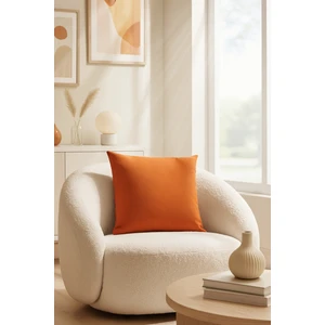 Düz Duck Kırlent Kılıfı Turuncu 40X40