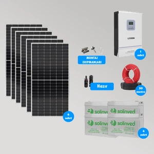 Cks Enerjı 6.2 Kw Hazır Solar Bağ Evi Paketi Kolay Kurulum - Orta Paket
