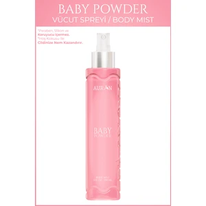 Bebek Pudrası Parfümlü Kadın Vücut Spreyi Bebeksi ve Etkileyici Vücut Misti Body Mist Spray 150ML
