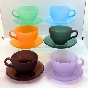 Basıc Mat 6 Renk Fincan Takımı