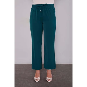 Yeşil Beli Lastikli Spor Pantolon