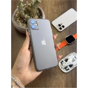 iPhone 11 Uyumlu Süper Ince Mat Ultra Thin Silikon Kılıf