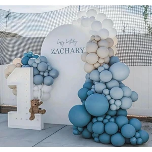 Parti Setim^^ Derin Okyanus* Fırtına Mavi* Deniz Kumu* Beyaz 100'LÜ Balon Seti