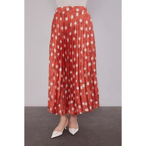 Kiremit Piliseli Desenli Etek Takım