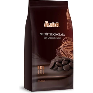 Bitter Pul Çikolata 2,5 kg - %54 Kakao İçeren Geleneksel Tarif, Doğal Malzemelerle Hazırlanmıştır