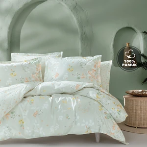 Merri Tek Kişilik Ranforce Nevresim Seti - Yeşil