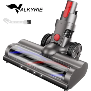 Elektrikli Döner Işıklı Zemin Fırçası Başlığı Dyson V8/V10/V11/V15 Uyumlu Yüksek Performanslı