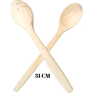 El Yapımı Şimşir Ağacı Kaşık (31 Cm)