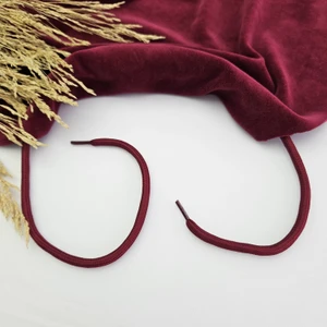 Kaf Kumaş Bordo 3 Adet Sweatshirt-Eşofman İpi / Ayakkabı Bağcığı / Kordon İp 120 cm