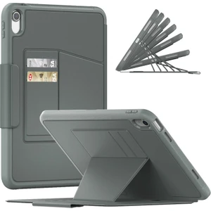 Apple iPad Air 11INÇ M2/m3 2025-2024 Kılıf Multifunction Leather Case