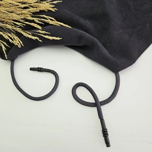 Uçlamalı Koyu Gri 10 Adet Sweatshirt-Eşofman İpi / Ayakkabı Bağcığı / Kordon İp 130 cm