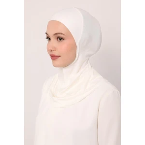 Ekru Hijabchi Boyunluklu Bone