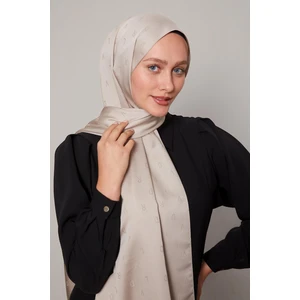 Kum Mini Lvd Baskılı Jakarlı Şal