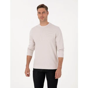Pierre Cardin Erkek Taş Regular Fit Sweatshirt 50311649-VR049