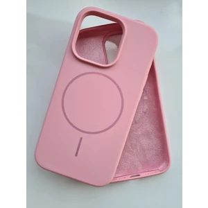 iPhone 14 Pro Magsafe ile Uyumlu Yumuşak Soft Mükemmel Manyetik Leke Tutmaz Esnek Lansman Silikon Kılıf