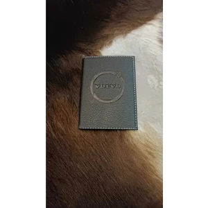 Volvo Deri Dikişli Araç Ruhsat Kılıfı Kabı Oto Ruhsatlık Araba Ruhsat Koruyucu