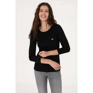 U.s. Polo Assn. Kadın Siyah Sweatshirt 50315419-VR046