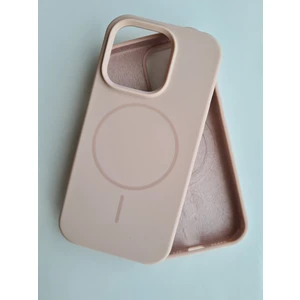 iPhone 14 Pro Magsafe ile Uyumlu Yumuşak Soft Mükemmel Manyetik Leke Tutmaz Esnek Lansman Silikon Kılıf