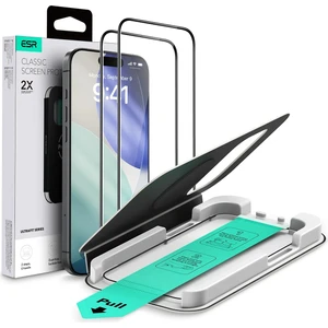 Esr Apple iPhone 17 Pro Max Ultrafit Classic Kolay Uygulama Aparatlı 2 Adet Cam Ekran Koruyucu