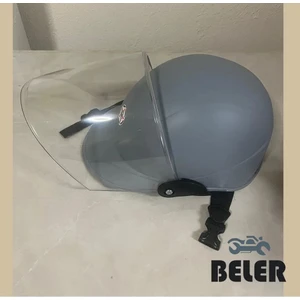 Nardo Gri Camlı Jokey Kask Motosiklet ve Scooter Kaskı