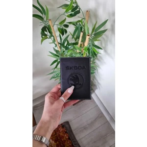 Efe Deri Skoda Deri Dikişli Araç Ruhsat Kılıfı Kabı Ruhsatlık Araba Ruhsat Koruyucu