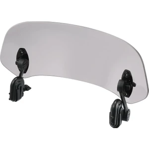 30 cm Deflektör  Ön Cam – Ayarlanabilir Klipsli Rüzgar Saptırıcı, Gri Lens, Evrensel Uyumlu Motosiklet ve Scooter Rüzgar Koruyucu Rt-98 | 30CM Gri