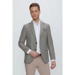 C 633 Slim Fit Camel Spor Ceket