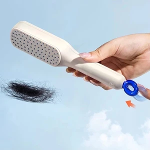 Kendini Temizleyen 3D Saç Fırçası Anti-Statik Masaj Tarağı Saç Fırçası