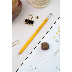 Matt Notebook Premium Ahşap Gövdeli Versatil Uçlu Kalem 0.5 mm Sarı