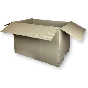 60X40X40 Sağlam Taşıma Kolisi Tek Oluklu Boş Koli, Karton Kutu, Çeyiz Kutusu, Taşınma Kolisi