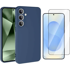 Samsung Galaxy S24 FE Uyumlu Kılıf Vendas Mara Lansman Kapak + Temperli Cam Ekran Koruyucu