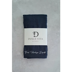 Bambu Kraş Şal Koyu Lacivert