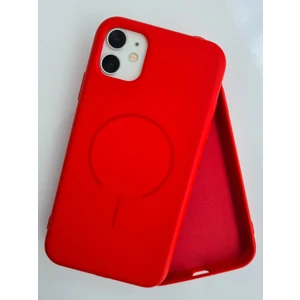 iPhone 11 Magsafe ile Uyumlu Yumuşak Soft Mükemmel Manyetik Esnek Lansman Silikon Kılıf