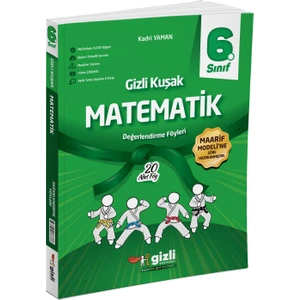 Gizli Yayınları 2026 6. Sınıf Matematik Değerlendirme Föyleri Gizli Kuşak Serisi Güncel Müfredat