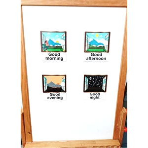 Greetings / Selamlaşma Manyetik Ingilizce Kelime Kartları / Flashcardlar