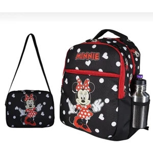 Ilk Okul Çantası 2'li Set Ilkokul Çantası Mickey Mouse  Desenli Yüksek Kaliteli Okul Çantası