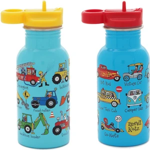 2'li 400ML Pipetli Paslanmaz Çelik Matara Wheels-Cars