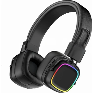 Feer Teknoloji Kenarları Rgb Işıklı Bluetooth Kulak Üstü Kulaklık – Type-C Şarjlı, Güçlü Ses ve Konforlu Tasarım