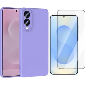 Samsung Galaxy S25 Edge Uyumlu Kılıf Vendas Mara Lansman Kapak + Temperli Cam Ekran Koruyucu