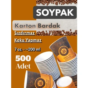 Kahverengi Karton Bardak 7 Oz